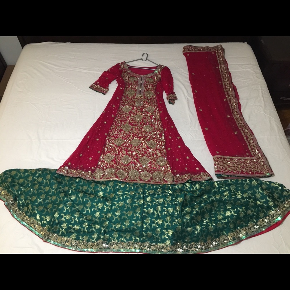 Bridal wedding dress lehenga